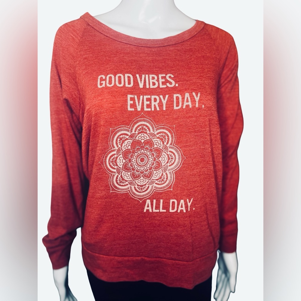 Alternative Earth Sweatshirt Rusty Red   Size Large
